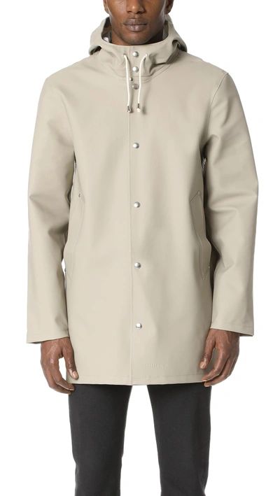 Shop Stutterheim Stockholm Raincoat In Potato