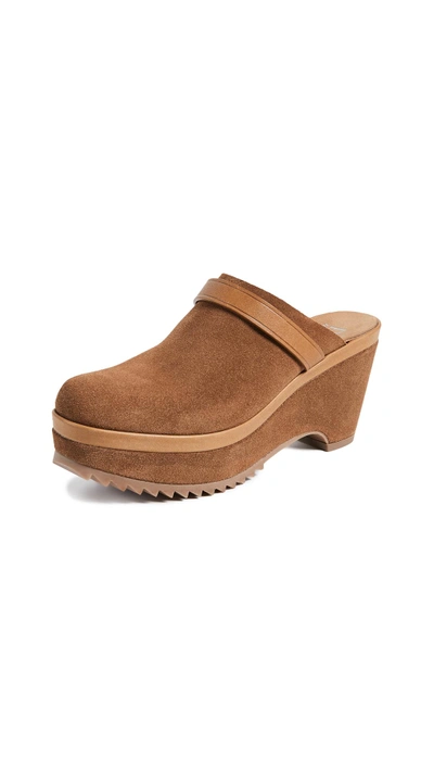 Shop Pedro Garcia Fabia Clogs In Tobacco