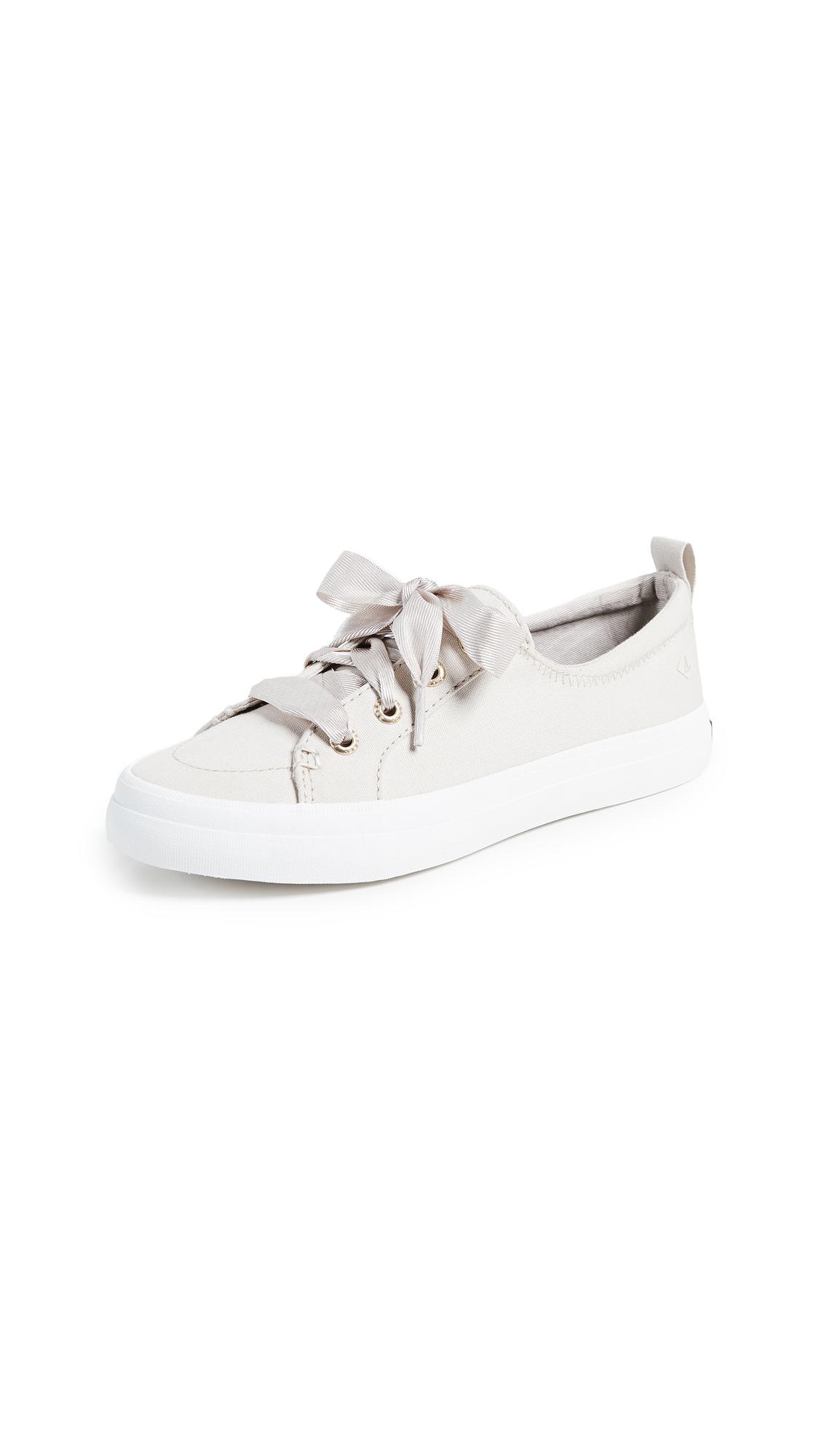 sperry women's crest vibe satin lace sneaker