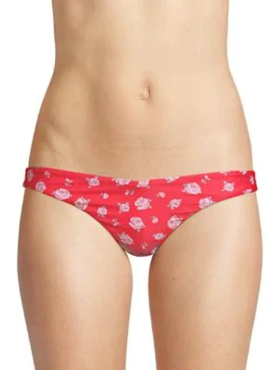 Shop Wildfox Isabelle Bikini Bottoms In Ditsy Rose