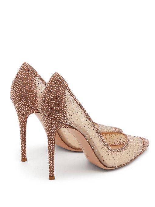 gianvito rossi mesh heels