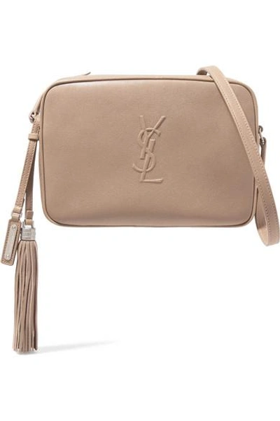 Saint Laurent Lou Camera Bag In Smooth Leather In Beige