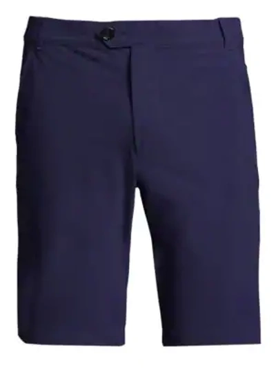Shop Greyson Classic Shorts In Slate