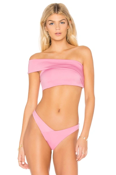 Shop Kopper & Zink Zahara Bikini Top In Rose