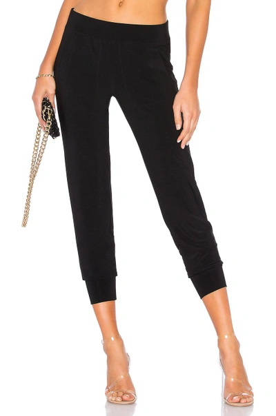 Shop Norma Kamali Jog Pant In Black