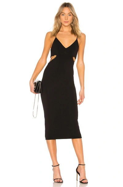 Shop Alexander Wang T Cutout Fitted Dress In Black
