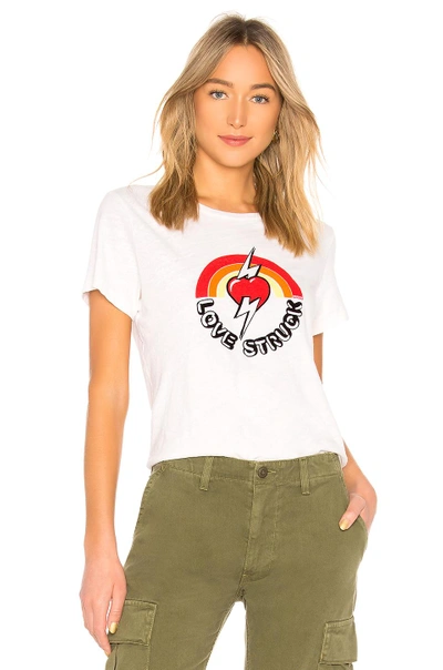 Shop Re/done Classic Love Struck Tee In White