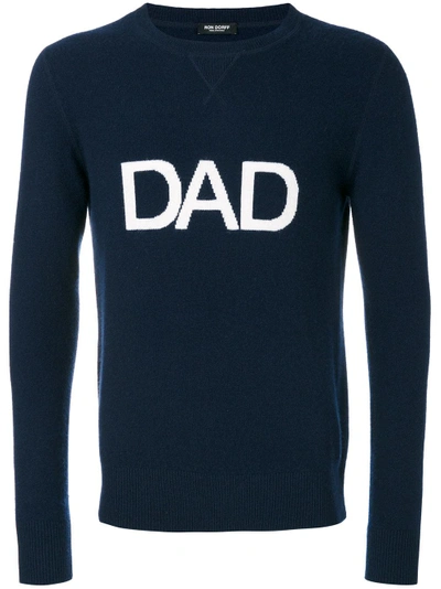 Shop Ron Dorff Cashmere Dad Sweatshirt - Blue