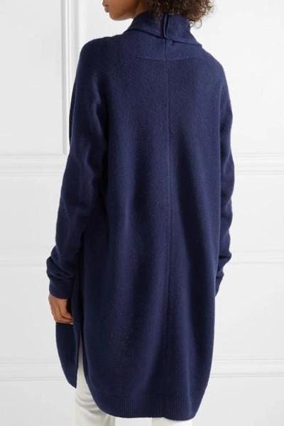Shop The Row Elado Cashmere And Silk-blend Cardigan In Blue