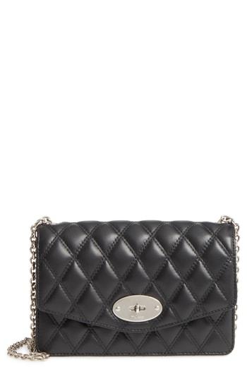 mulberry quilted darley black