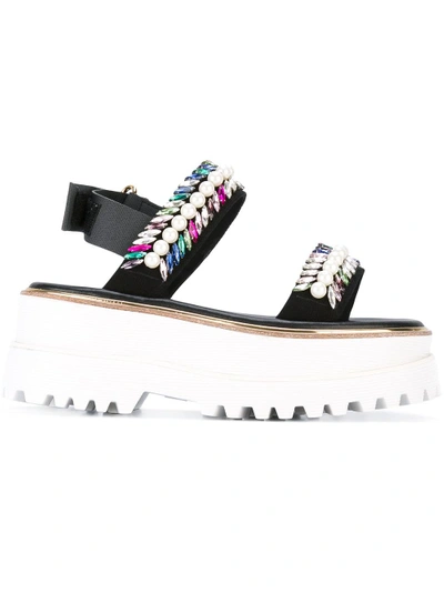 Shop Suecomma Bonnie Platform Sandals - Black