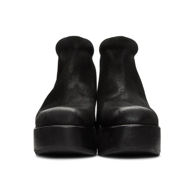 Shop Marsèll Marsell Black Scappa Boots In 6066 Nero