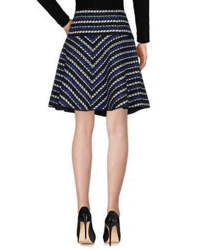 Shop Oscar De La Renta Knee Length Skirt In Purple