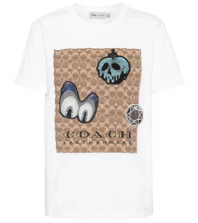 Shop Coach X Disney&reg; Cotton T-shirt In White