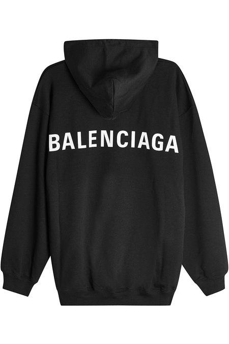 balenciaga hoodie logo on the back