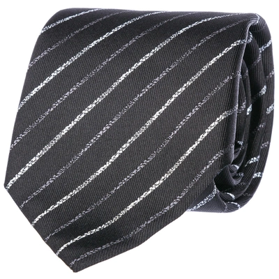 Shop Emporio Armani Men's Tie Necktie In Black