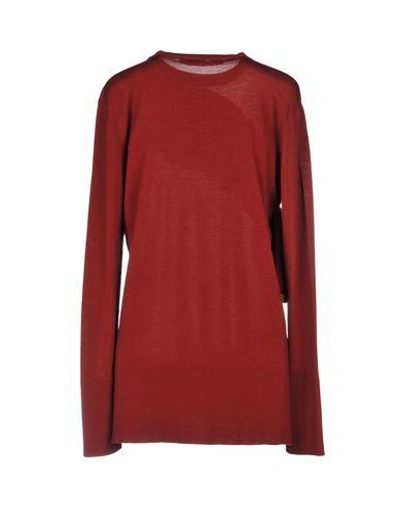 Shop Marni Sweater In Maroon