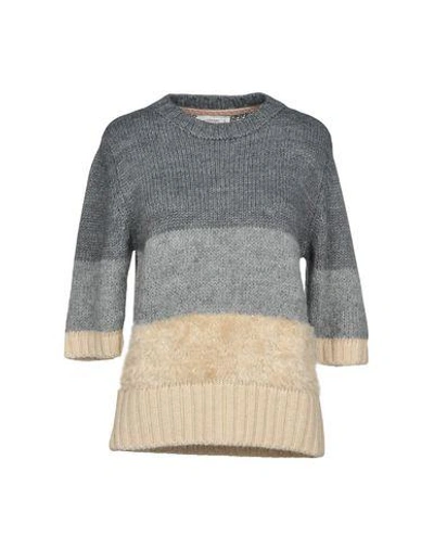 Shop Ottod'ame Sweaters In Grey