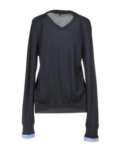 Shop Carven Sweater In Dark Blue