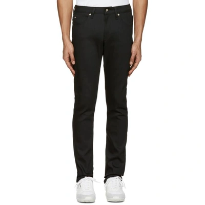 Shop Naked And Famous Black Skinny Guy Jeans
