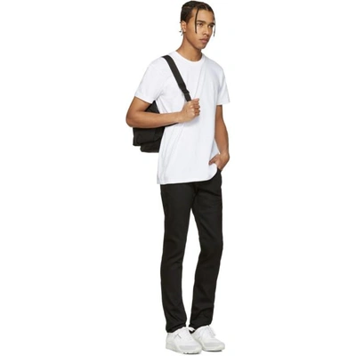 Shop Naked And Famous Black Skinny Guy Jeans