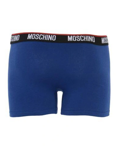 Shop Moschino Boxer In Blue