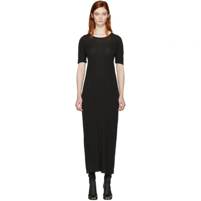 Shop Boris Bidjan Saberi Black Mid Dress In C4 Black