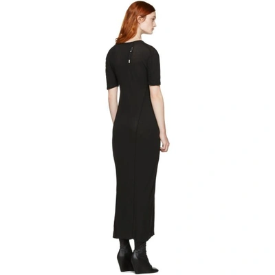 Shop Boris Bidjan Saberi Black Mid Dress In C4 Black