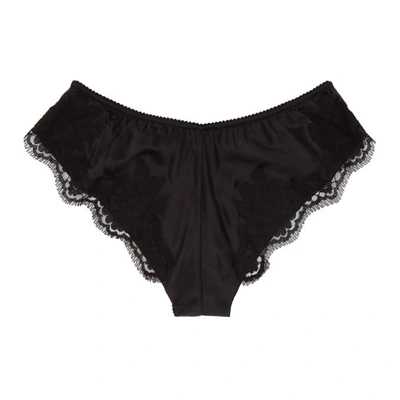 Shop Dolce & Gabbana Black Lace Briefs