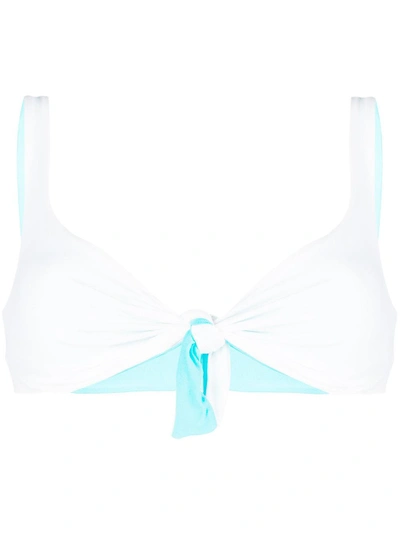 Shop Fisico Reversible Bikini Top In White