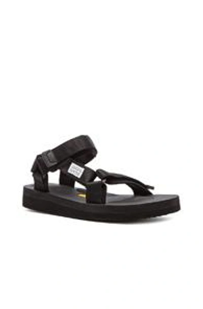 Shop Suicoke Depa V2 Sandals In Black