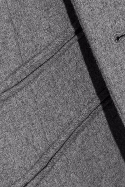 Shop Rag & Bone Duke Wool-blend Felt Blazer In Gray