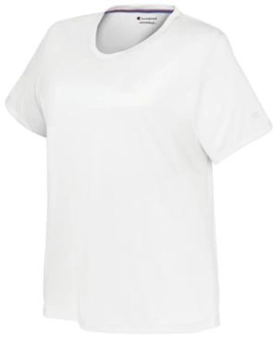 Shop Champion Plus Size Vapor T-shirt In White