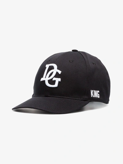 Shop Dolce & Gabbana Baseballkappe Mit Logo In Black