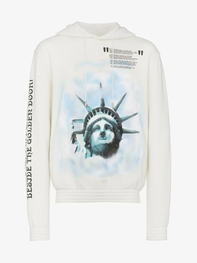 Off white t shirt statue of liberty deals