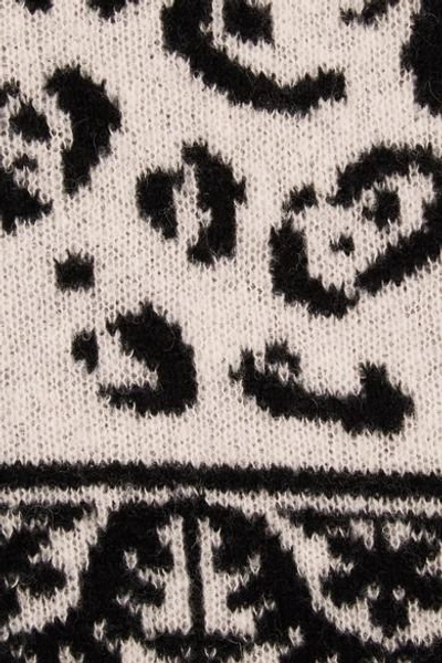 Shop Altuzarra Casablanca Merino Wool-blend Jacquard Sweater In Beige