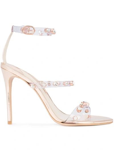 Shop Sophia Webster Rosalind Gem Sandals - Metallic