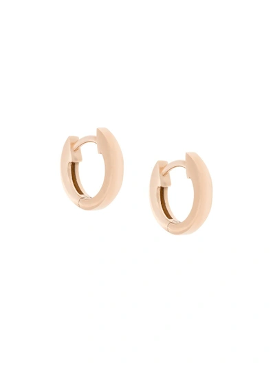 Shop Astley Clarke Plain Mini Halo Hoop Earrings - Metallic
