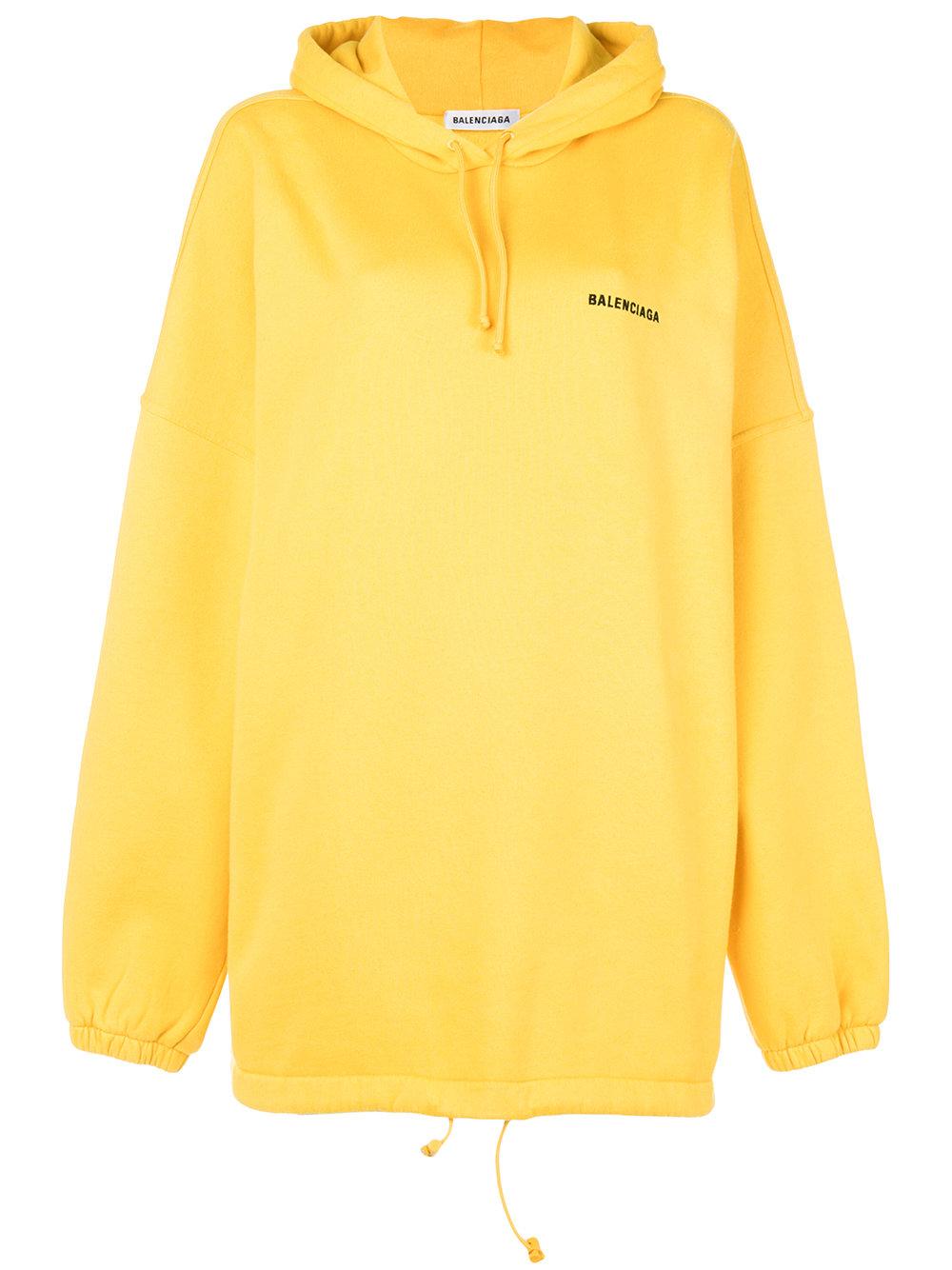 balenciaga yellow sweatshirt
