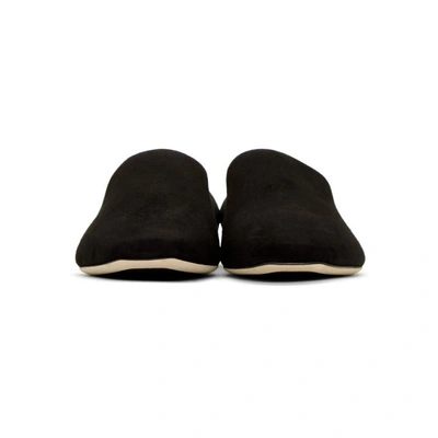 Shop Jimmy Choo Black Suede Jaida Flats