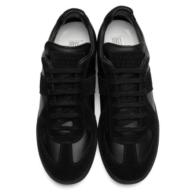 Shop Maison Margiela Black Replica Sneakers