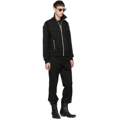 Shop Maison Margiela Black Track Pants In 900 Black