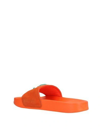 Shop Fenty X Puma Sandals In Orange