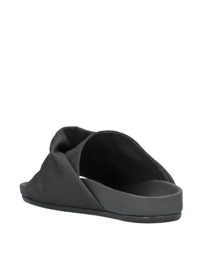 Shop Rick Owens Sandals In Grey