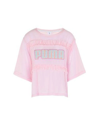 Puma X Sophia Webster T-shirts In Pink