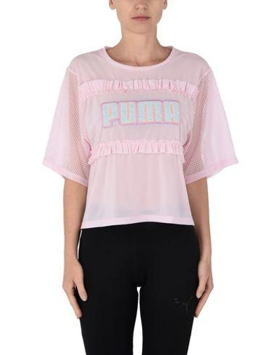 Shop Puma X Sophia Webster T-shirts In Pink