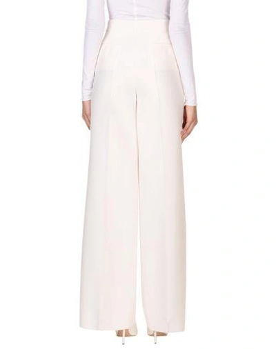 Shop Valentino Casual Pants In Ivory