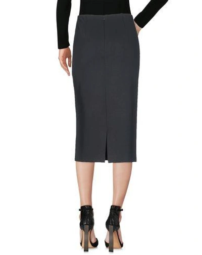 Shop M Missoni 3/4 Length Skirt In Deep Jade