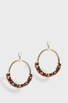 MISSONI WOVEN LARGE HOOPS,210855