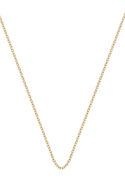 Shop Monica Vinader Rolo Chain 22-24 Inch In Metallic